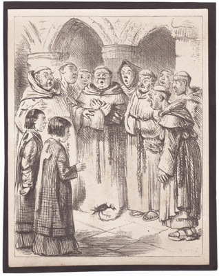 John Leech illustration The Jackdaw of Rheims